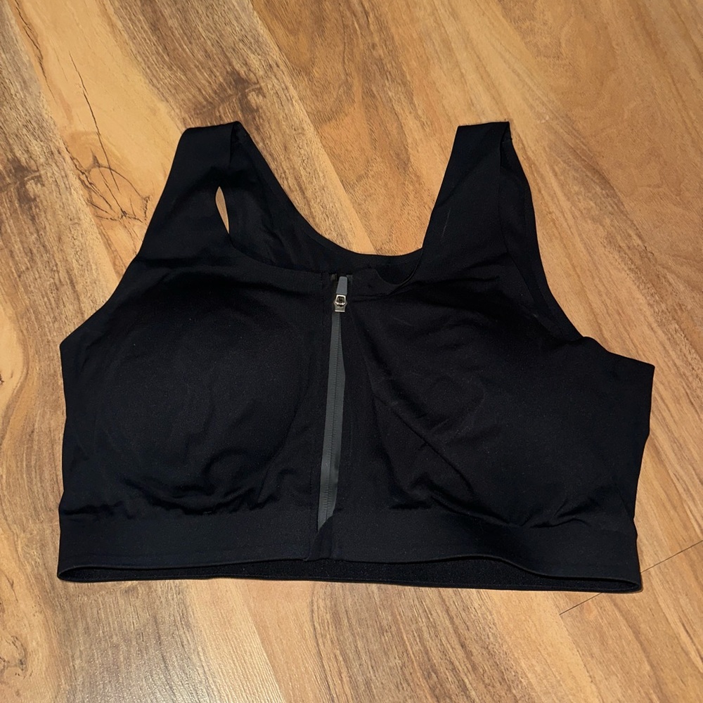 Ziya Front Zipper Access Sports Bra